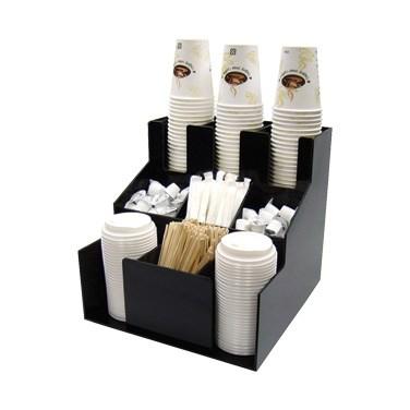 Winco CLSO-3T Cup & Lid Organizer, 3 Tiers, 3 Stacks