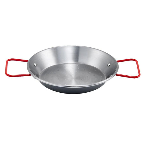 Winco CSPP-14 Paella Pan, Polished Carbon Steel, Made in Spain, 14-1/8"