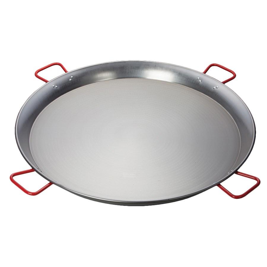 Winco CSPP-35 Paella Pan, Polished Carbon Steel, Made in Spain, 35-1/2”