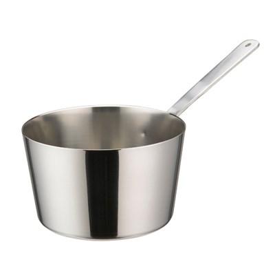 Winco DCWB-103S Mini Tapered Sauce Pan, Stainless Steel, 4" Dia