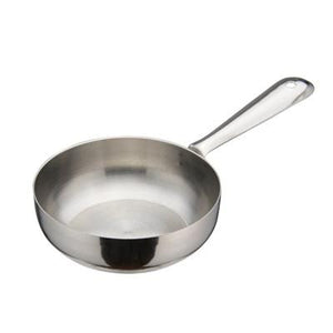 Winco DCWC-101S Mini Fry Pan, Stainless Steel, 4" Dia