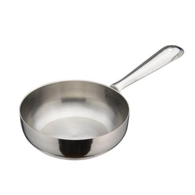 Winco DCWC-101S Mini Fry Pan, Stainless Steel, 4" Dia