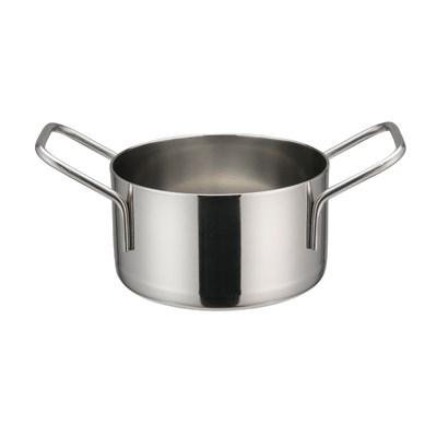 Winco DCWE-103S Mini Casserole, Stainless Steel, 3-1/2" Dia