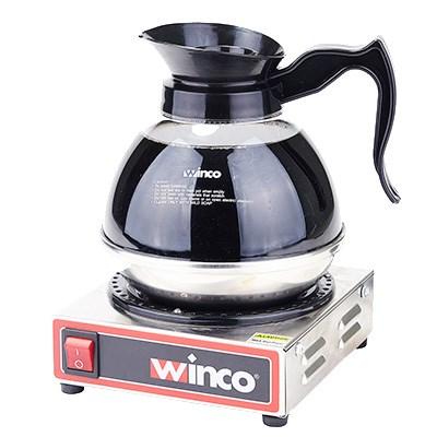 Winco ECW-1 Coffee Warmer Single Burner, 100W