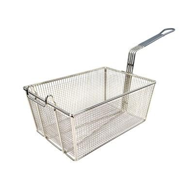 Winco FB-35 Fry Basket with Gray Handle 13-1/4" x 9-1/2" x 6"