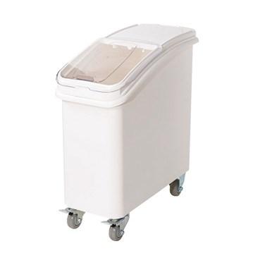 Winco IB-21 21 Gallon Ingredient Bin with Brake Casters and Scoop
