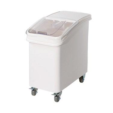 Winco IB-27 27 Gallon Ingredient Bin with Brake Casters and Scoop