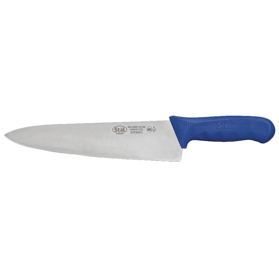 Winco KWP-100U Stal 10” Chef’s Knife, Blue