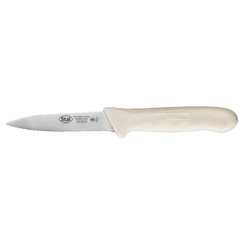 Winco KWP-31 Stal 3-1/2” Serrated Paring Knife
