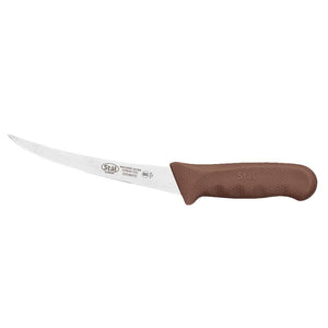 Winco KWP-60N Stal 6” Boning Knife, Flexible, Brown