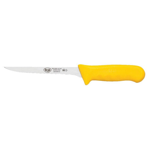 Winco KWP-61Y Stal 6” Boning Knife, Narrow, Yellow