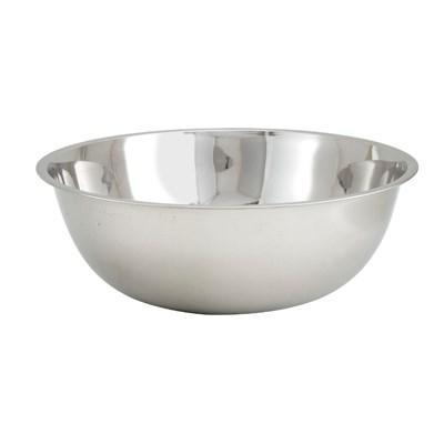 Winco MXBT-2000Q Mixing Bowl, 20 Qt, 19" Dia, 6-5/8"H, Stainless Steel