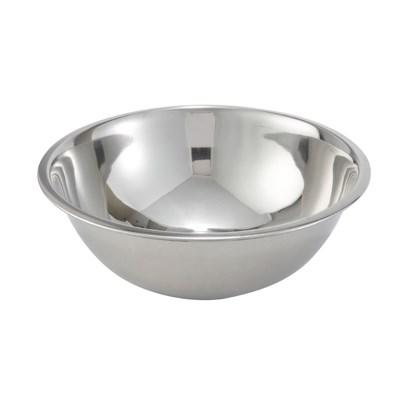 Winco MXBT-300Q Mixing Bowl, 3 Qt, 10-1/4" Dia, 3-5/8"H, Stainless Steel