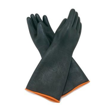 Winco NLGH-18 Heavy-Duty Natural Latex Gloves, 10-1/2" X 18-1/2"
