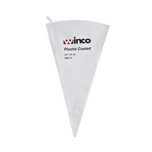 Winco PBC-21 Pastry Bag, 21" Cotton Outside, Plastic Coated Inside