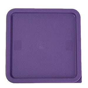 Winco PECC-128P Cover for Square Storage Container, 12 | 18 | 22 Qt, Purple Allergen-Free