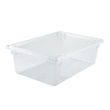 Winco PFSF-9 Food Storage Box, Clear Polycarbonate, Full, 9”