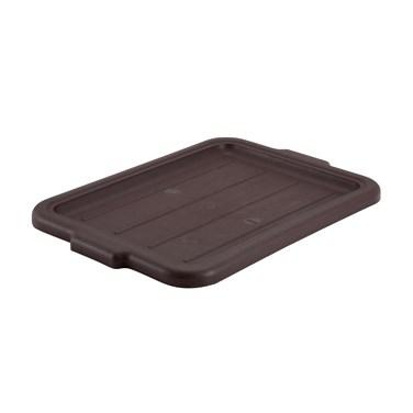 Winco PL-57B Cover For Standard Dish Boxes, Brown