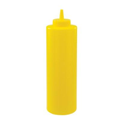 Winco PSB-24Y Regular Squeeze Bottles, 24 Oz, Yellow