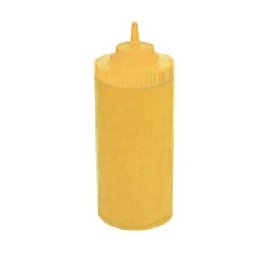 Winco PSW-32Y Wide-Mouth Squeeze Bottles, 32 Oz, Yellow