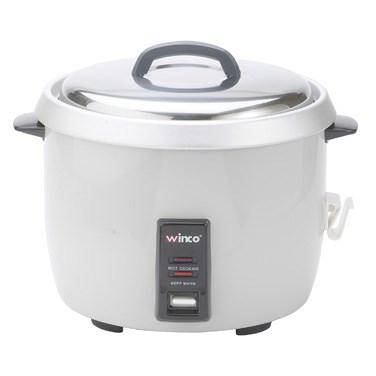 Winco RC-P300 Electric Rice Cooker, 30 cup uncooked rice capacity (60 cups cooked), 120v/50/60/1-ph, 14 amp, 1550 watts, ETL-Sanitation, cETLus