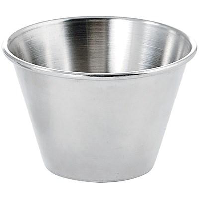 Winco SCP-40 Sauce Cup, 4 Oz, Round, Stainless Steel
