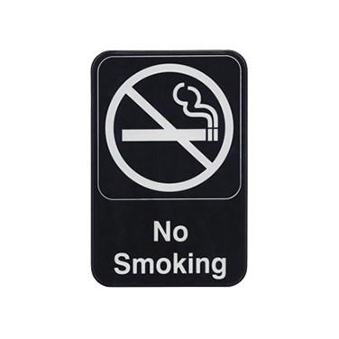 Winco SGN-601 Information Sign, 6"W X 9"H, No Smoking