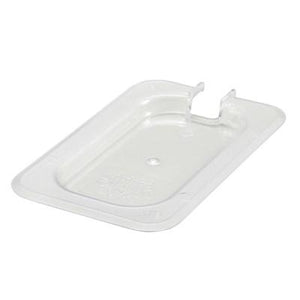 Winco SP7900C Poly-Ware Food Pan Cover, 1/9 Size, Slotted, Polycarbonate