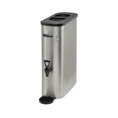 Winco SSBD-3 Slim Iced Tea Dispenser, Stainless Steel, 3 Gallon