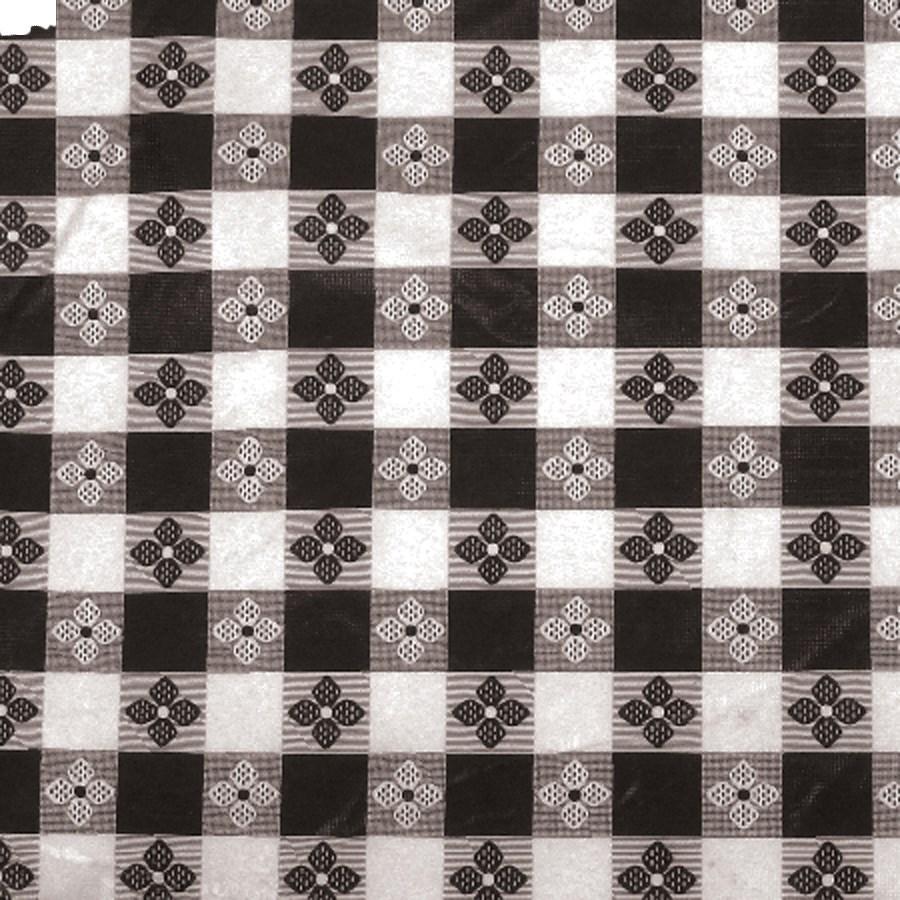 Winco TBCO-70K Table Cloth, 52"L X 70"W, Rectangular, Black Checkerboard