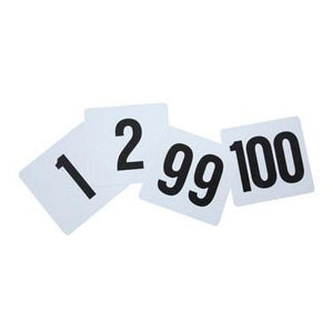 Winco TBN-100 Plastic Table Numbers, 1-100