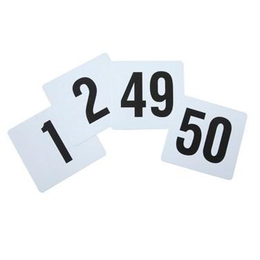 Winco TBN-50 Plastic Table Numbers, 1-50