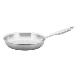 Winco TGFP-10 Tri-Gen Tri-Ply Stainless Steel Fry Pan, Natural, 10”
