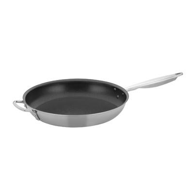Winco TGFP-14NS Tri-Gen Tri-Ply Stainless Steel Fry Pan, Non-Stick, 14” Dia