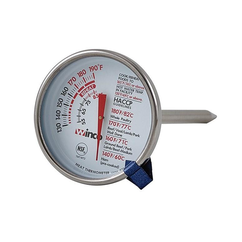 Winco TMT-MT2 Meat Thermometer, Temperature Range 130° To 190° F