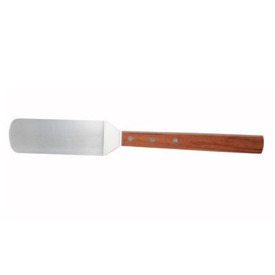 Winco TN44 Giant Turner With Offset, Wooden Handle, 8-1/2” X 2-7/8” Blade