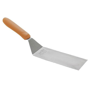 Winco TNH-64 Cool Heat High Heat Square Edge Turner With Offset, 6-1/4” X 3” Blade