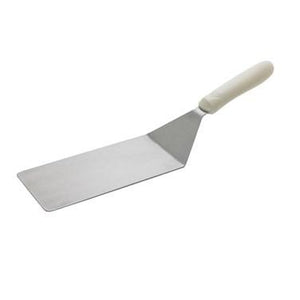 Winco TWP-42 Turner With Offset, White Polypropylene Handle, 8” X 4” Blade