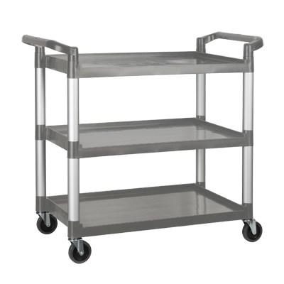 Winco UC-3019G Utility Cart, 3 Tiers, Gray