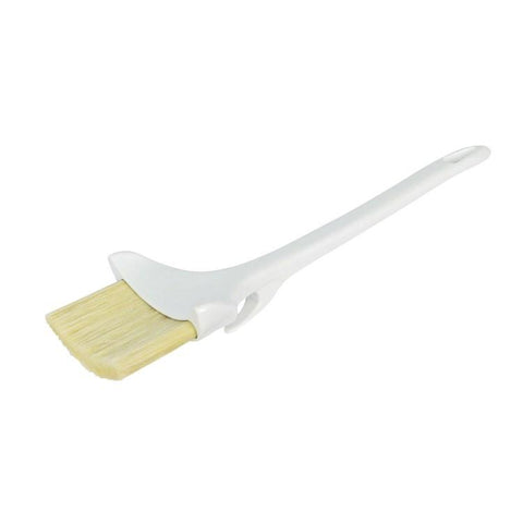 Winco WBRP-30H Pastry Brush with Hook and Plastic Handle 3"
