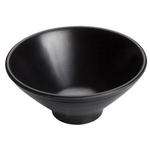 Winco WDM014-301 Togashi Melamine Bowl, Black, 5-3/8" Dia