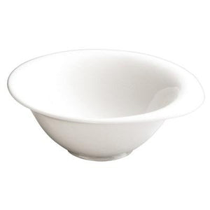 Winco WDP004-205 Ocea Porcelain Round Bowl, Creamy White, 4"