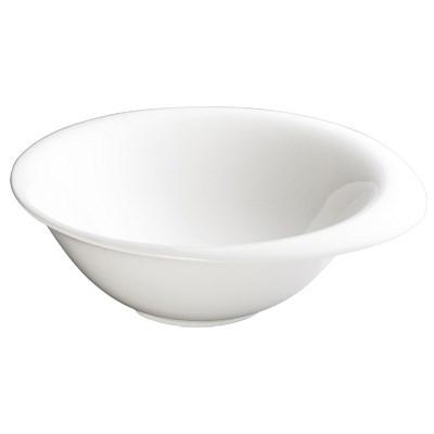 Winco WDP004-208 Ocea Porcelain Round Bowl, Creamy White, 10"