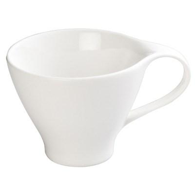 Winco WDP004-214 Ocea Porcelain Coffee Cup, Creamy White, 3-1/2"