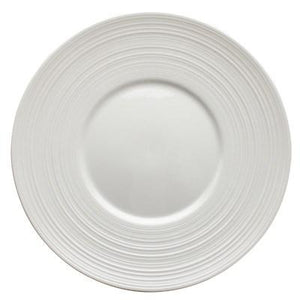 Winco WDP022-106 Zendo Porcelain Round Plate, Bright White, 8-1/8" Dia