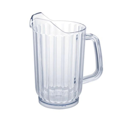 Winco WPS-32 SAN Plastic Water Pitcher, Clear, 32 Oz