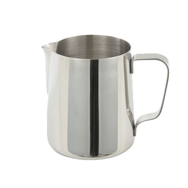 Winco WP-14 Frothing Pitcher, 14 oz., stainless steel