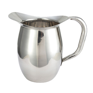 Winco WPB-2 Bell Pitcher, 2 quart, heavy weight stainless steel, mirror finish