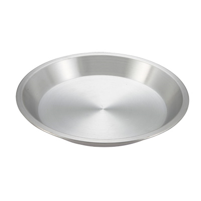 Winco APPL-10 Pie Pan, 10" dia. x 1-1/2" deep, round, aluminum