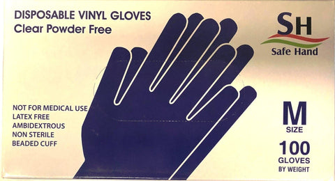 NEAL 4064 Vinyl Gloves, Medium (100/Box)